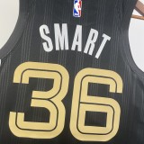 Memphis Grizzlies stripe Black #36 SMART 1:1 Quality NBA Jerseys 2023