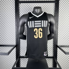 Memphis Grizzlies City Edition Black #36 SMART 1:1 Quality NBA Jerseys 2024