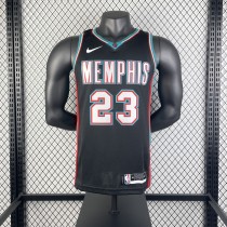 Memphis Grizzlies  Retro  Blue #23 ROSE  1:1 Quality NBA Jerseys 2021