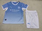 Manchester City Kids  Home Fans 1:1 Quality Soccer Jersey 26-27