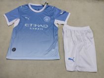 Manchester City Kids  Home Fans 1:1 Quality Soccer Jersey 26-27