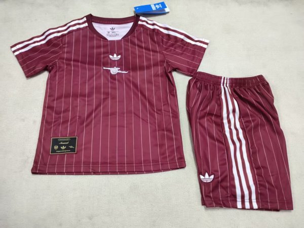 Retro Arsenal  Fans Kids 1:1 Quality Soccer Jersey    25-26