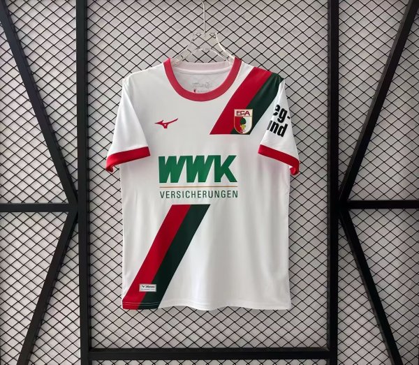 Augsburg Home Fans 1:1 Quality Soccer Jersey 26-27