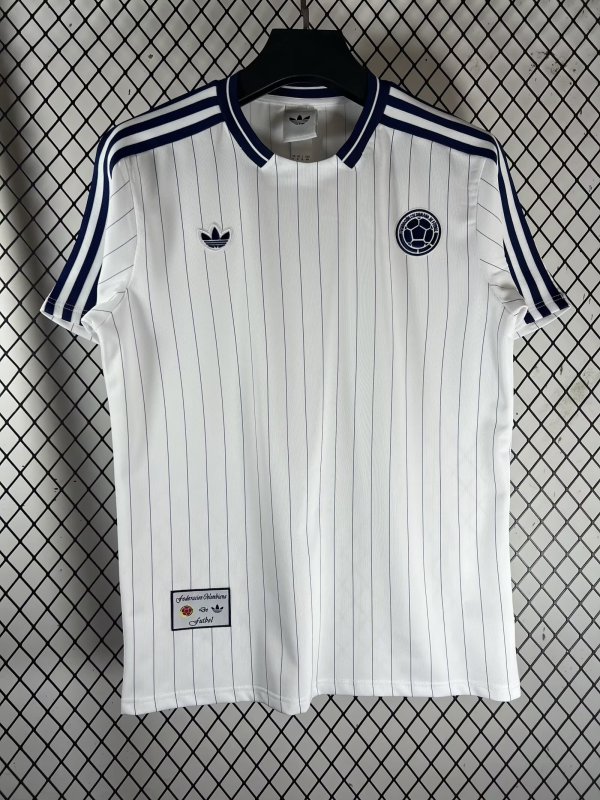 Colombia T-shirt Retro leisure  White 1:1 Quality Soccer Jersey 26-27 (2026)