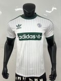 Adidas Clover Oasis  T-shirt  White Fans 1:1 Quality Soccer Jersey  25-26