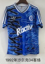 Retro Schalke 04 Home  1:1 Quality Soccer Jersey  1992-1993