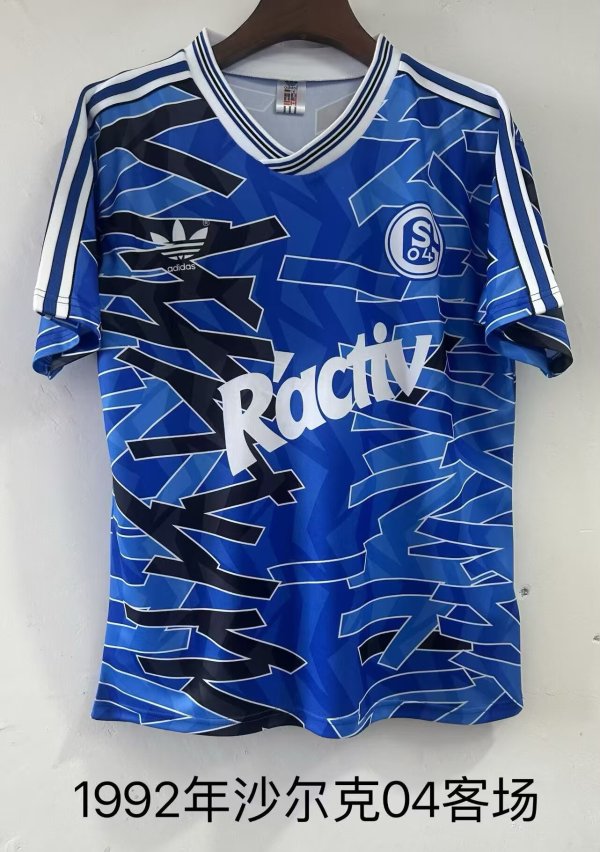 Retro Schalke 04 Home  1:1 Quality Soccer Jersey  1992-1993