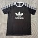 Retro Adidas Clover classic T-shirt  Black Fans 1:1 Quality Soccer Jersey  25-26