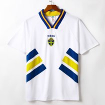 Retro Sweden Away 1:1 Quality Soccer Jersey   1994