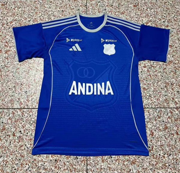 Millonarios Home  Fans 1:1 Quality Soccer Jersey 26-27