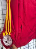 spain Windbreaker Retro  Red 1:1 Quality Soccer Jersey  2007