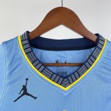 Memphis Grizzlies  Jordan Blue #23 ROSE  1:1 Quality NBA Jerseys 2023