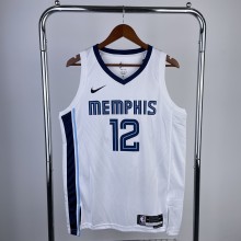 Memphis Grizzlies white #12 MORANT 1:1 Quality NBA Jerseys 2023