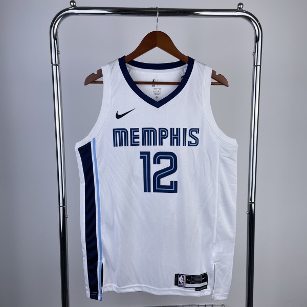 Memphis Grizzlies white #12 MORANT 1:1 Quality NBA Jerseys 2023