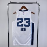 Memphis Grizzlies  White #23 ROSE  1:1 Quality NBA Jerseys 2023