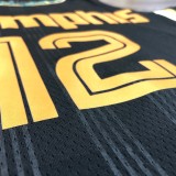 Memphis Grizzlies City Edition Black #12 MORANT 1:1 Quality NBA Jerseys 2021