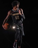 Memphis Grizzlies City Edition Black #12 MORANT 1:1 Quality NBA Jerseys 2021