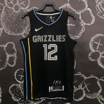 Memphis Grizzlies Honor Edition Black #12 MORANT 1:1 Quality NBA Jerseys