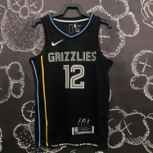 Memphis Grizzlies Honor Edition Black #12 MORANT 1:1 Quality NBA Jerseys