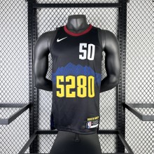 Denver Nuggets Black City Edition  #50 GOROON 1:1 Quality NBA  Season Jerseys 2024