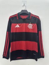 Flamengo Home Long Sleeve Fans 1:1 Quality Soccer Jersey 26-27