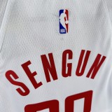 Houston Rockets Home White #28 SENGUN 1:1 Quality NBA  Season Jerseys 2023