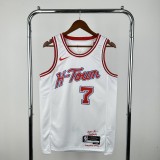 Houston Rockets  City Edition White #7 DURANT 1:1 Quality NBA  Season Jerseys 2026