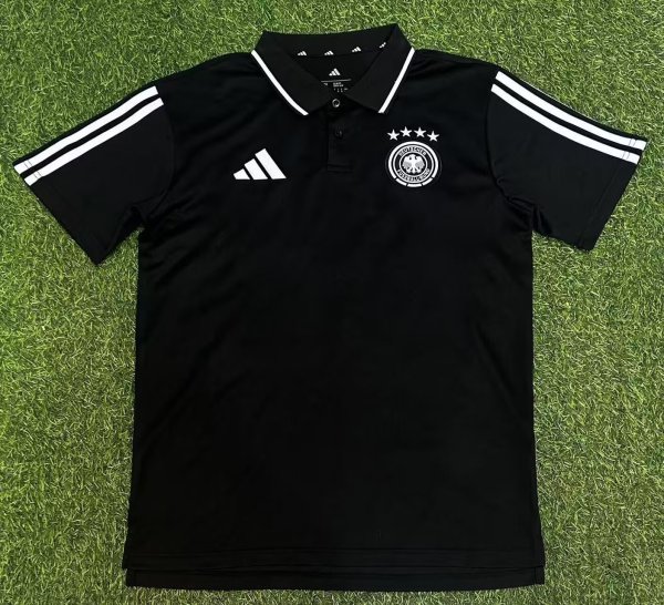 Germany Polo Fans Black 1:1 Quality Soccer Jersey 26-27 (2026)