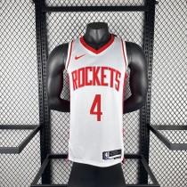 Houston Rockets Home White #4 GREEN 1:1 Quality NBA  Season Jerseys 2023