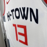 Houston Rockets  City Edition White #13  HARDEN 1:1 Quality NBA  Season Jerseys 2020