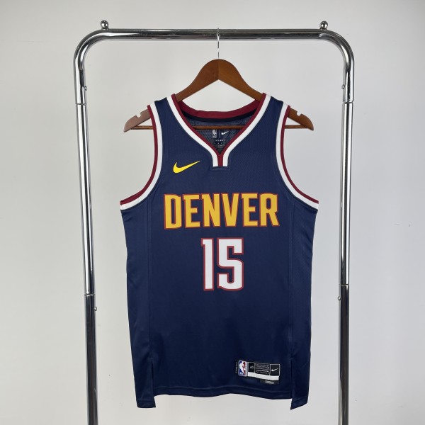 Denver Nuggets Dark  Blue #15 JOKIC 1:1 Quality NBA  Season Jerseys 2023