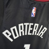 Denver Nuggets Black City Edition  #1 PORTER JR. 1:1 Quality NBA  Season Jerseys 2024