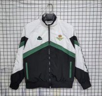 Betis Windbreaker White  Green 1:1 Quality Soccer Jersey  1995-1997