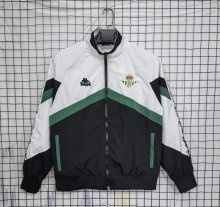 Betis Windbreaker White  Green 1:1 Quality Soccer Jersey  1995-1997