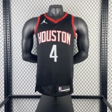 Houston Rockets Black #4 GREEN 1:1 Quality NBA  Season Jerseys 2024
