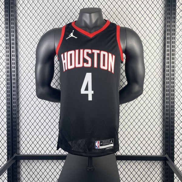 Houston Rockets Black #4 GREEN 1:1 Quality NBA  Season Jerseys 2024