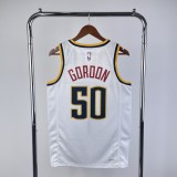 Denver Nuggets White  #50 GORDON 1:1 Quality NBA  Season Jerseys 2023