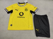 Dortmund Home Kids  Fans 1:1 Quality Soccer Jersey  26-27