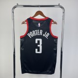Houston Rockets Black #3 PORTER JR. 1:1 Quality NBA  Season Jerseys 2024