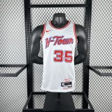 Houston Rockets  City Edition  White #35 DURANT 1:1 Quality NBA  Season Jerseys 2024