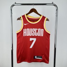 Houston Rockets  Retro  Red #7 DURANT 1:1 Quality NBA  Season Jerseys