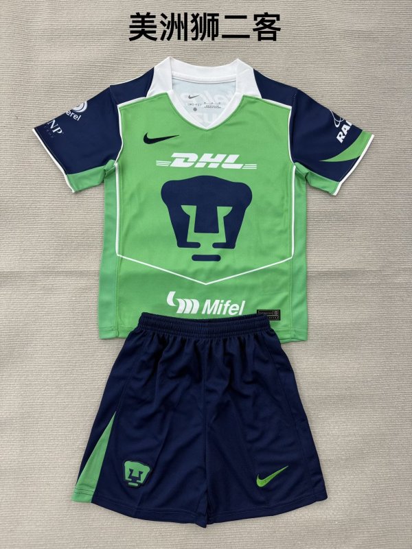 Pumas  Third Away Fans (kids And Man 16-2XL ) 1:1 Quality Soccer Jersey   25-26