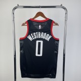 Houston Rockets Black #0 WESTBROOK 1:1 Quality NBA  Season Jerseys 2024