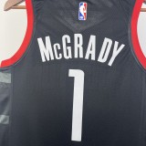 Houston Rockets Black #1 MCGRADY 1:1 Quality NBA  Season Jerseys 2024