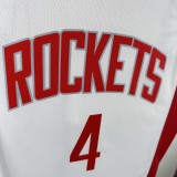 Houston Rockets Home White #4 GREEN 1:1 Quality NBA  Season Jerseys 2023