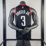 Houston Rockets Black #3 PORTER JR. 1:1 Quality NBA  Season Jerseys 2024