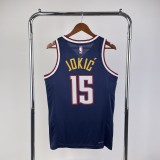 Denver Nuggets Dark  Blue #15 JOKIC 1:1 Quality NBA  Season Jerseys 2023