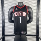 Houston Rockets Black #1 MCGRADY 1:1 Quality NBA  Season Jerseys 2024