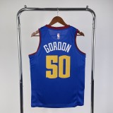 Denver Nuggets Blue #50 GORDON 1:1 Quality NBA  Season Jerseys 2021