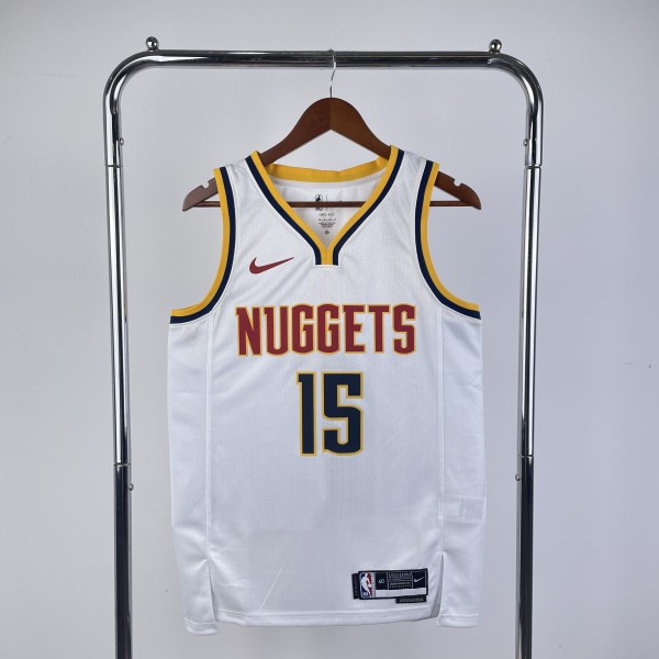 Denver Nuggets White #15 JOKIC 1:1 Quality NBA  Season Jerseys 2023